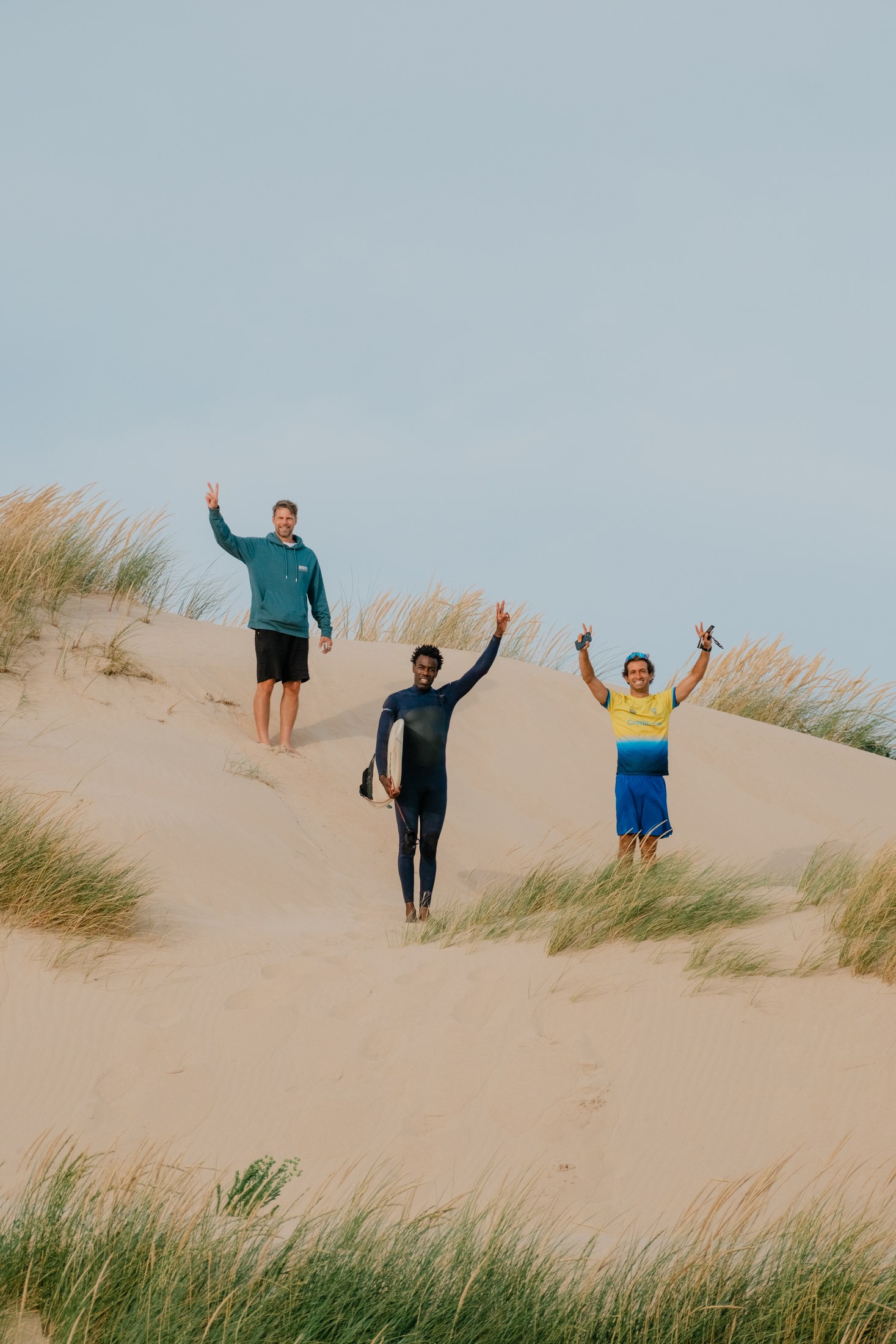 NoBox campaign photographed in the dunes of Portugal