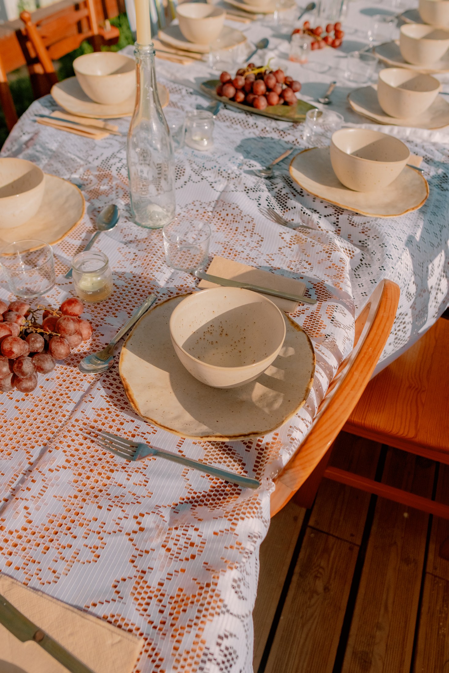 Table setting details