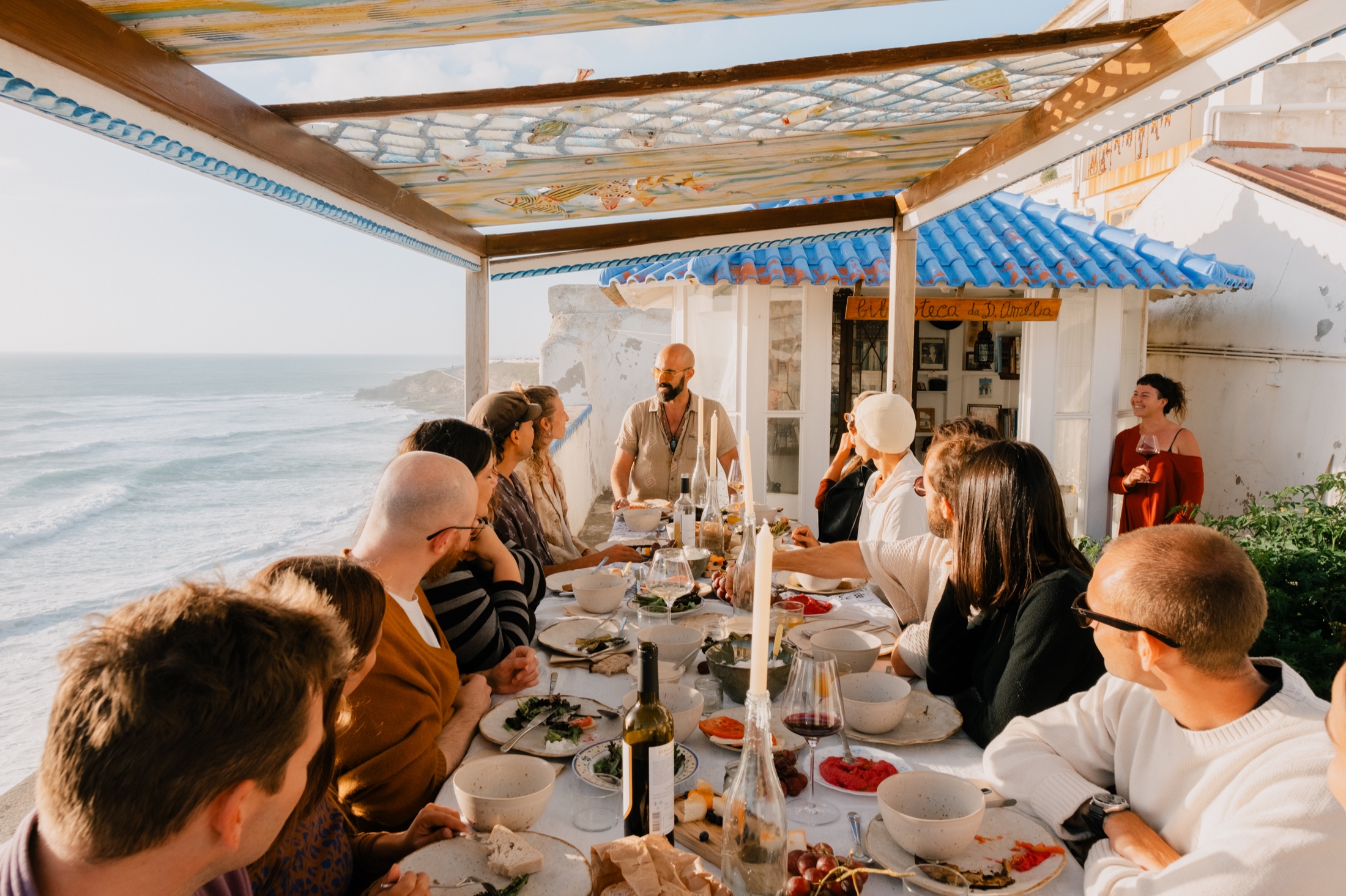 Private dinner overlooking the sea in Ericeira