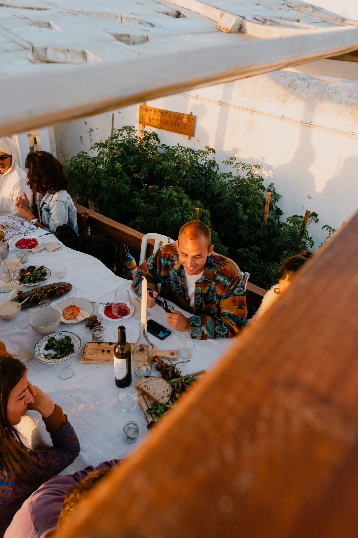 Guest portrait during the dinner